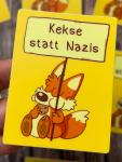 Sticker "Kekse statt Nazis" – von Fuchskind 